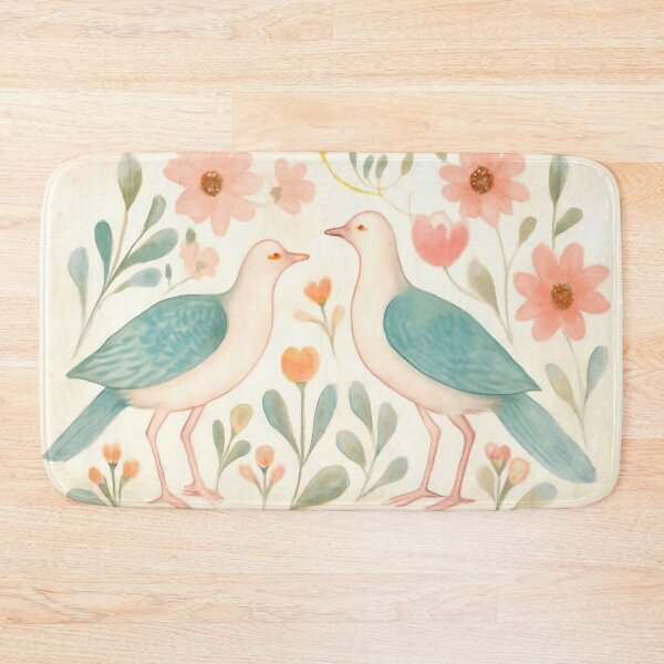 Item preview, Floral Partridges designed and sold by M-Y-A-R-T-.