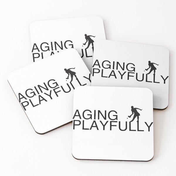 Item preview, AGE PLAYFULLY with Pickleball girl designed and sold by Starving  Artist.