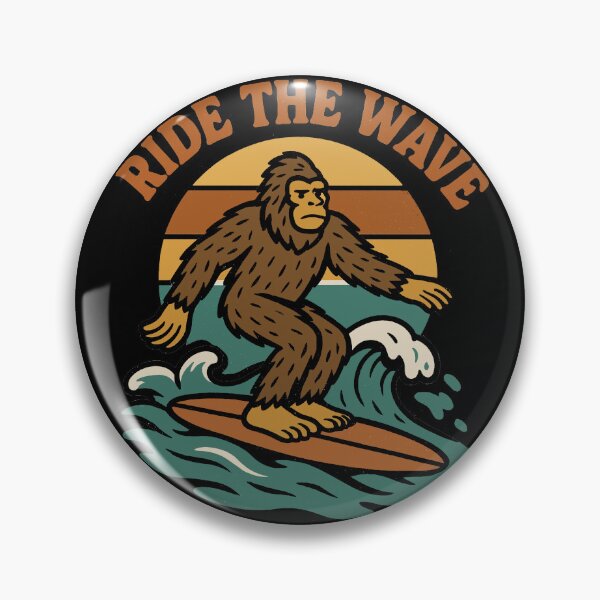 Item preview, Ride The Wave - Vintage Retro Surf  designed and sold by FarieArt.
