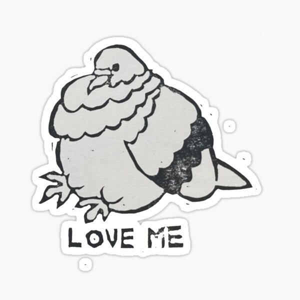 Item preview, Pigeons need love designed and sold by lizardjam.
