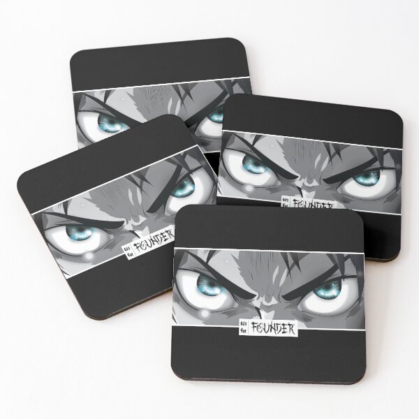 Item preview, Founder Anime Eyes Monochrome Japanese Cozy Manga designed and sold by Otakurypto.