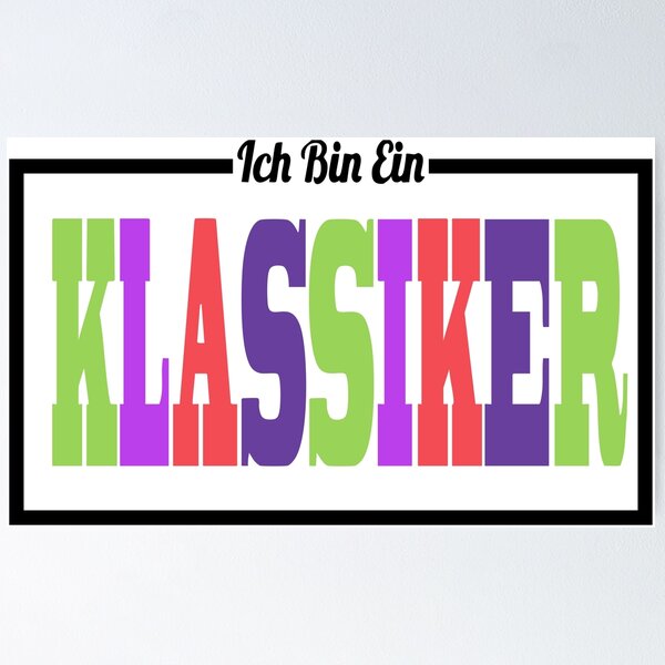 Artikel-Vorschau von Ich bin ein Klassiker, designt und verkauft von TheIconSmith.