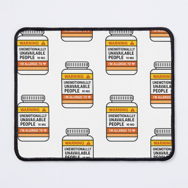 Artikelvorschau, Tabletten für Menschen mit einer Allergie gegen emotionale Unerreichbarkeit entworfen und verkauft von Priyan96.