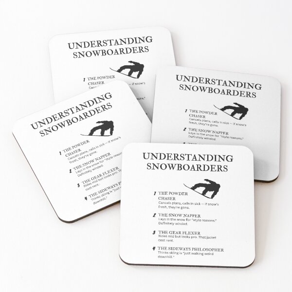 Item preview, Understanding Snowboarders – Funny Snowboard Life Humor for Riders designed and sold by PsyFlow35.