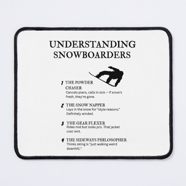 Item preview, Understanding Snowboarders – Funny Snowboard Life Humor for Riders designed and sold by PsyFlow35.