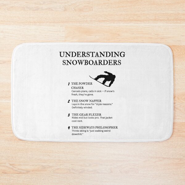 Item preview, Understanding Snowboarders – Funny Snowboard Life Humor for Riders designed and sold by PsyFlow35.