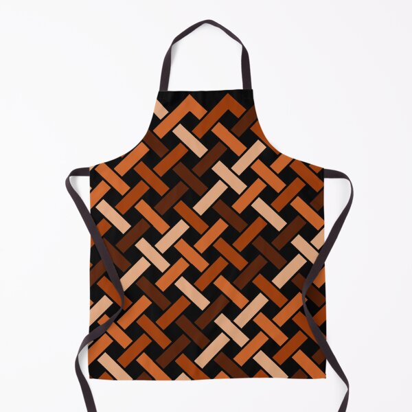 Item preview, Diagonal Crossed Lines - Simple Knot Pattern in Dark Brown designed and sold by Tarjiart.