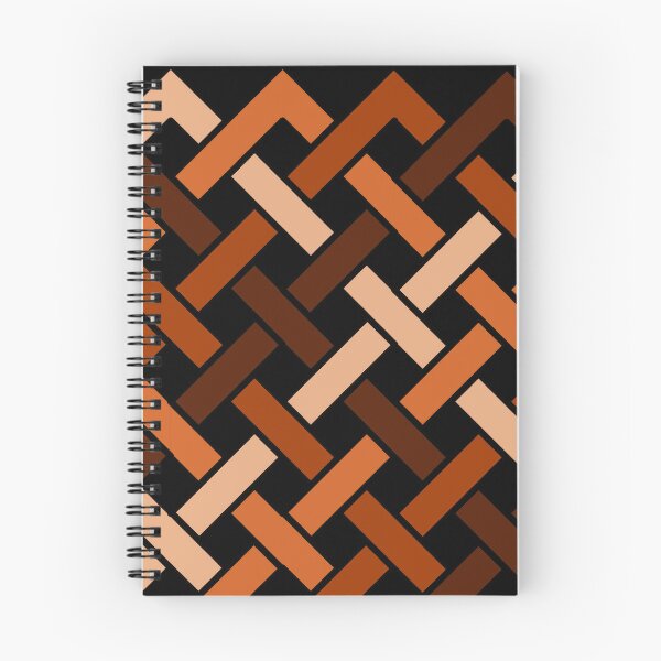 Item preview, Diagonal Crossed Lines - Simple Knot Pattern in Dark Brown designed and sold by Tarjiart.