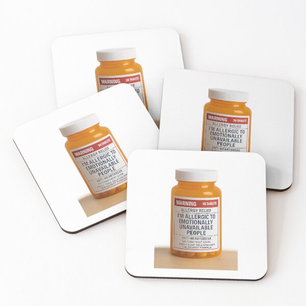 Item preview, Allergic to emotionally unavailable people tablets  designed and sold by Priyan96.