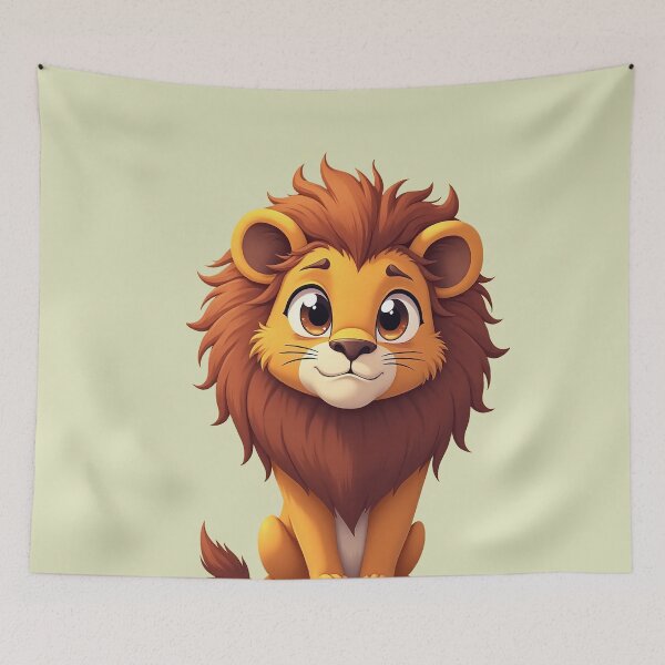 Item preview, Cute Lion Simba Kawaii  designed and sold by Juana-.