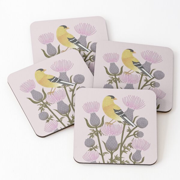Item preview, Goldfinch on Thistles designed and sold by littleclyde.