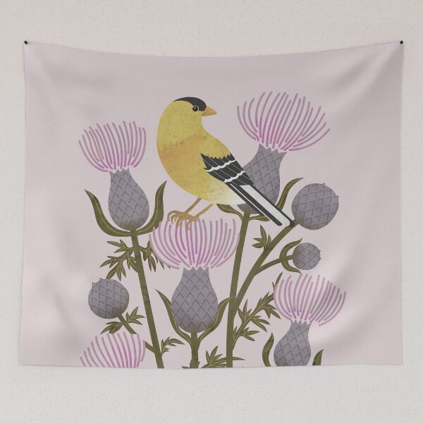 Item preview, Goldfinch on Thistles designed and sold by littleclyde.