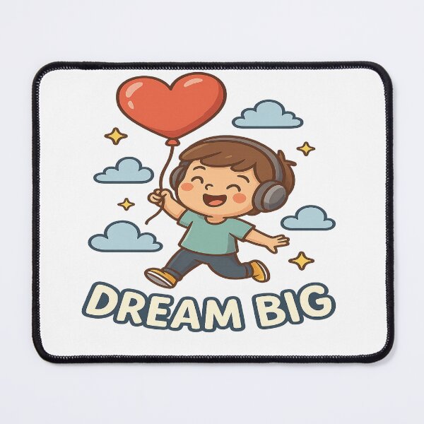 Item preview, Dream Big – Fly with Heart designed and sold by PastimeMastery.