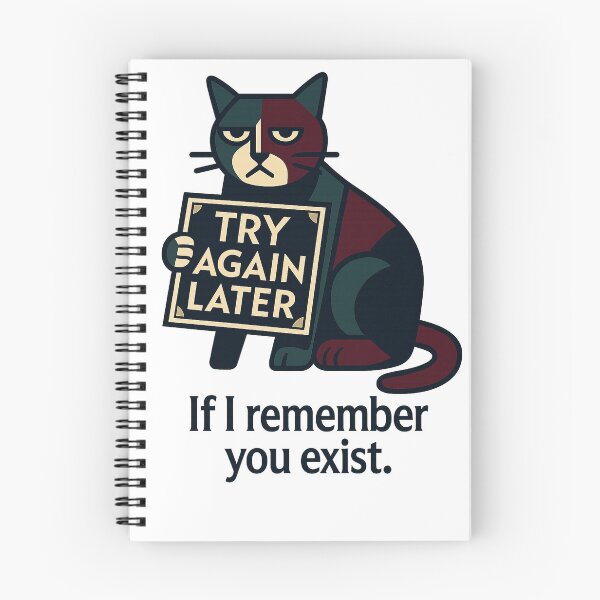 Item preview, Try again later. If I remember you exist! – Humorous Art Print for Introverts – Quirky Aesthetic Decor designed and sold by JustMeditateIt.