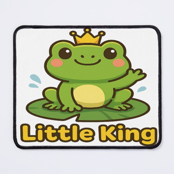 Item preview, Little King – Royal Ribbit Vibes designed and sold by PastimeMastery.