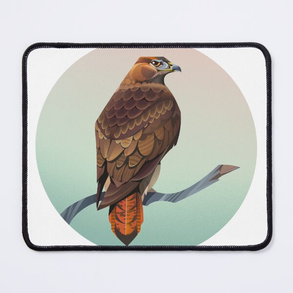 Item preview, Red-tailed hawk designed and sold by Aled Thompson Art.
