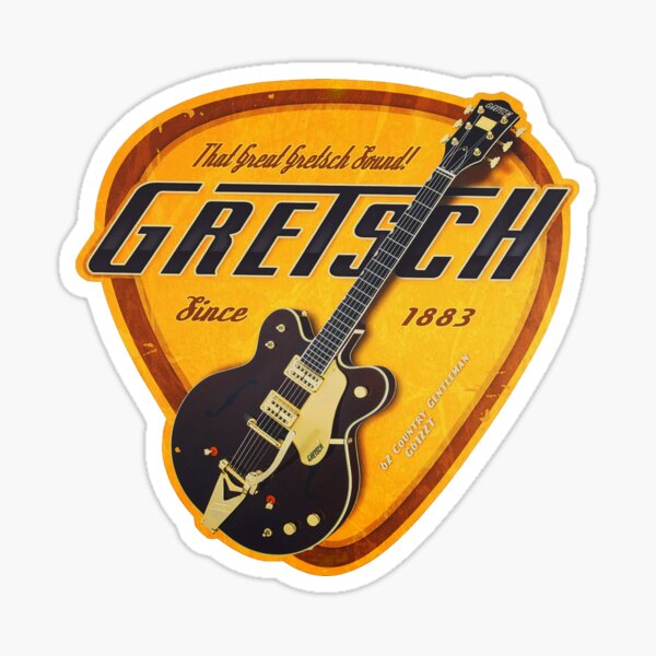 Item preview, Médiator de guitare légendaire Gretsch vintage - plectre 1962 Country Gentleman designed and sold by Kludoman.