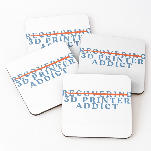 Item preview, Recovering 3D Printer Addict Funny 3d printer's design designed and sold by BuddyBuilder.