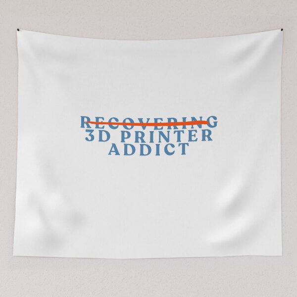 Item preview, Recovering 3D Printer Addict Funny 3d printer's design designed and sold by BuddyBuilder.