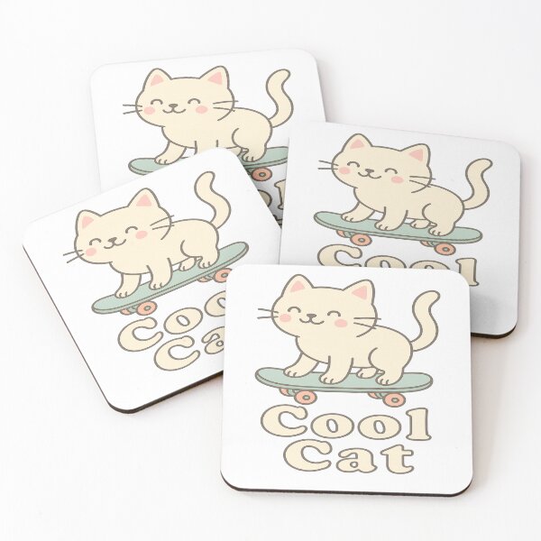 Item preview, Pastel Cool Cat Ride designed and sold by PastimeMastery.