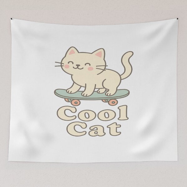 Item preview, Pastel Cool Cat Ride designed and sold by PastimeMastery.