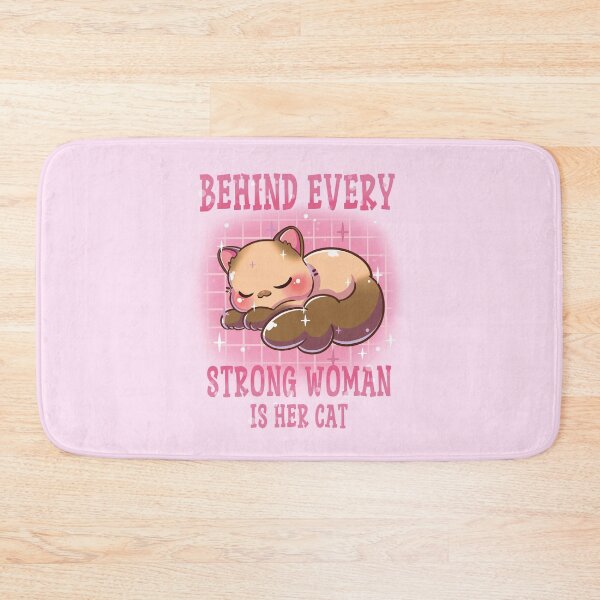 Item preview, Behind every strong woman is her cat  designed and sold by CharmingChains.