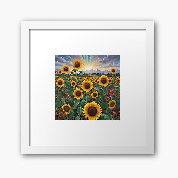 Item preview, Prairie de tournesols designed and sold by GasconyPassion.