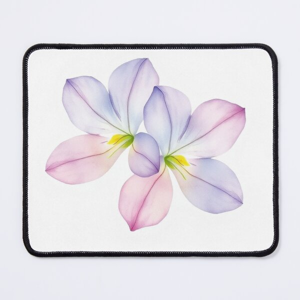 Item preview, A delicate watercolor painting of wild violet (L) designed and sold by GentleMuse.