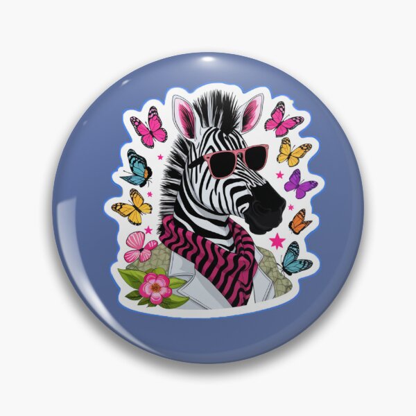 Item preview, A Cool Zebra Water Colour illustration designed and sold by ZooStateofMind.