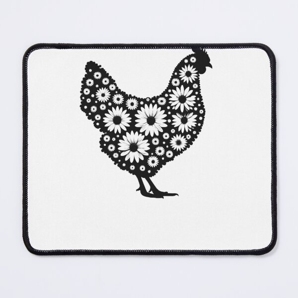Item preview, Chicken Lover Floral Wildflower Farm Farmer designed and sold by Kimberley King Art  King Art.