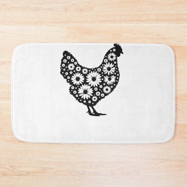 Item preview, Chicken Lover Floral Wildflower Farm Farmer designed and sold by Kimberley King Art  King Art.