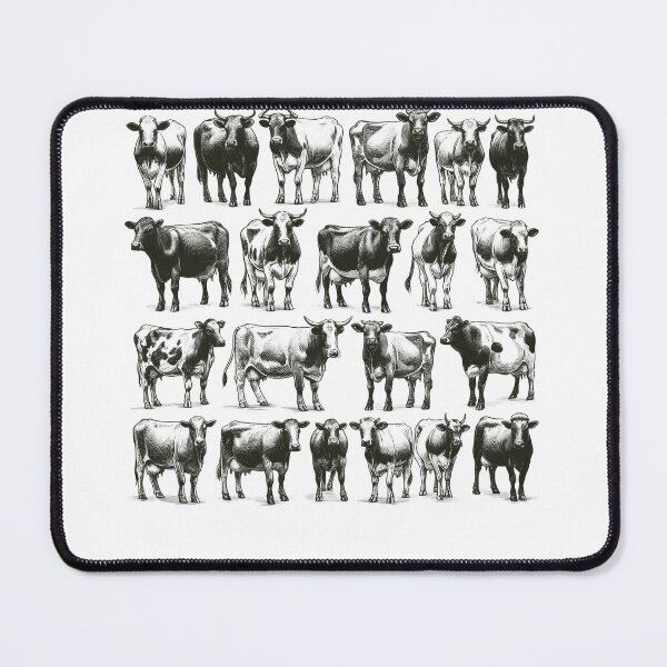 Vista previa del artículo con la obra «Granjero amante de las vacas», diseñado y vendido por Kimberley King Art  King Art.