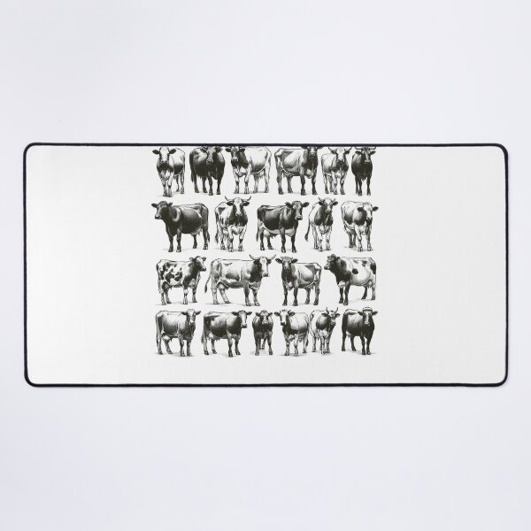 Vista previa del artículo con la obra «Granjero amante de las vacas», diseñado y vendido por Kimberley King Art  King Art.