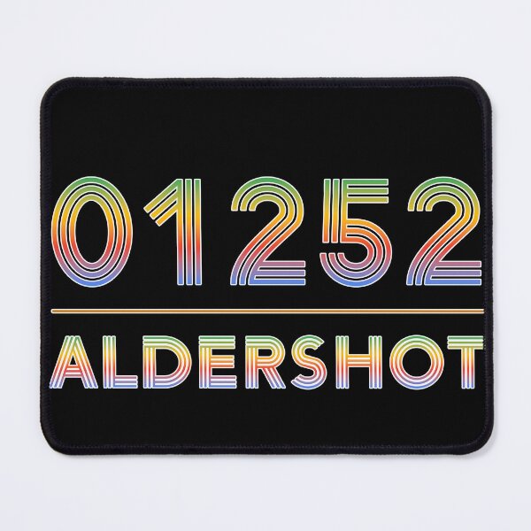 Item preview, 01252 Aldershot Area Code designed and sold by streetlist.