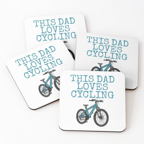 Item preview, This Dad Loves Cycling, Bicycle Cyclist Father's Day designed and sold by doodlerob.