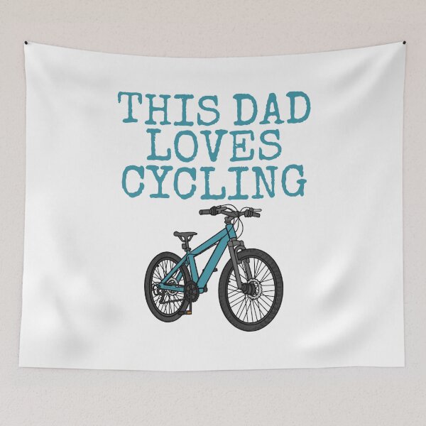 Item preview, This Dad Loves Cycling, Bicycle Cyclist Father's Day designed and sold by doodlerob.