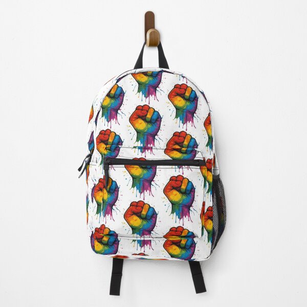Item preview, Pride Power Fist – Bold Rainbow Resistance Artwork designed and sold by Sepinik.