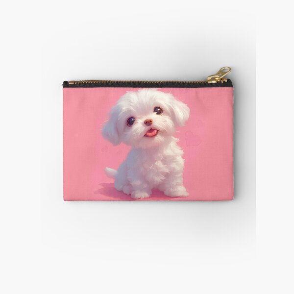 Item preview, Melting Heart Maltese Puppy – Cute and Loving Dog Art designed and sold by Windy-market.