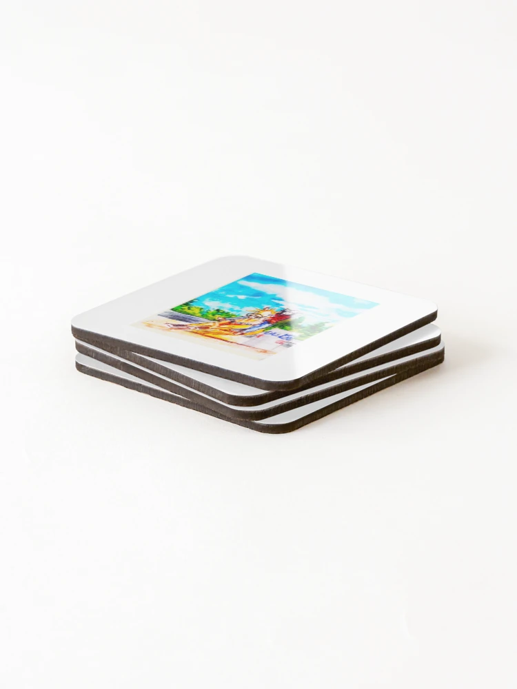Thumbnail 4 of 5, Coasters (Set of 4), Barrel Rodeo Racing designed and sold by drp24.