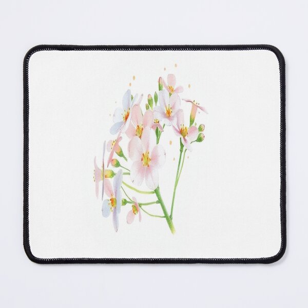Item preview, A delicate watercolor painting of sweet alyssum designed and sold by GentleMuse.
