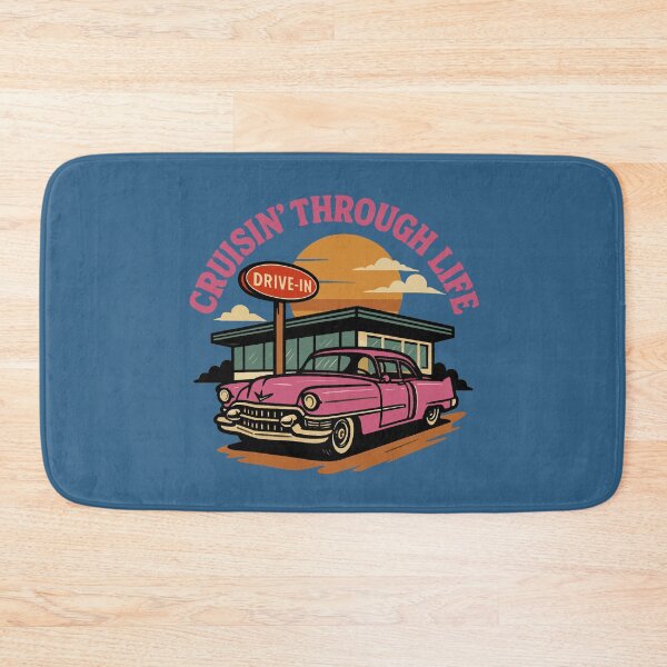 Item preview, CCruisin’ Through life Retro Car designed and sold by FarieArt.