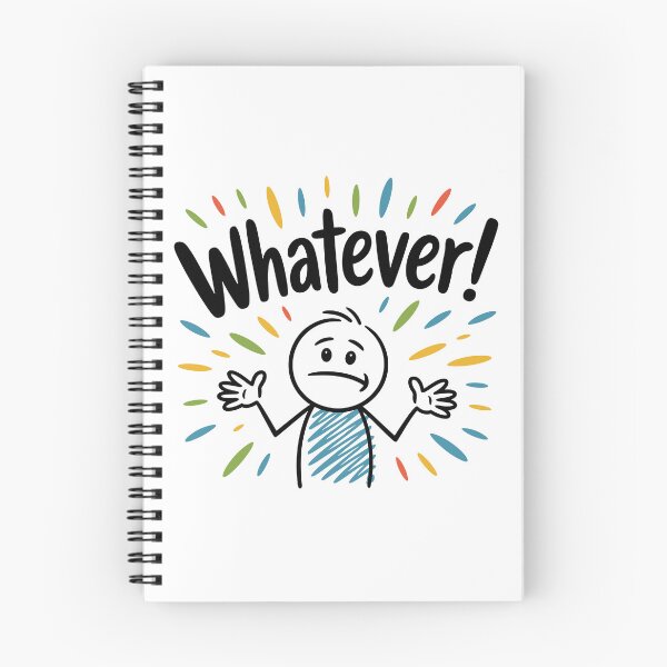Item preview, Casual Stick Figure Cartoon: Whatever! designed and sold by JPees.