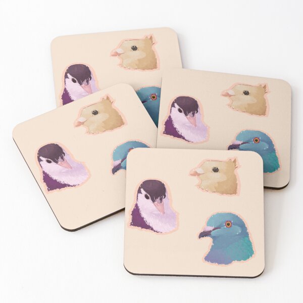 Item preview, Three pigeons <3 designed and sold by blueberry-bat.