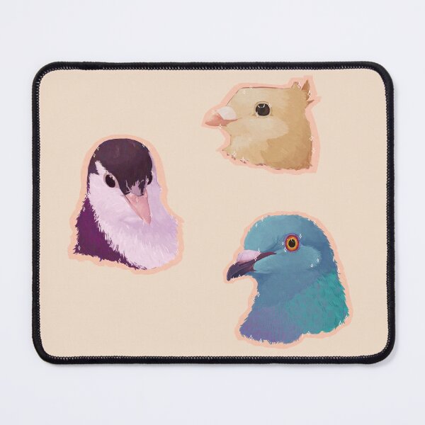 Item preview, Three pigeons <3 designed and sold by blueberry-bat.