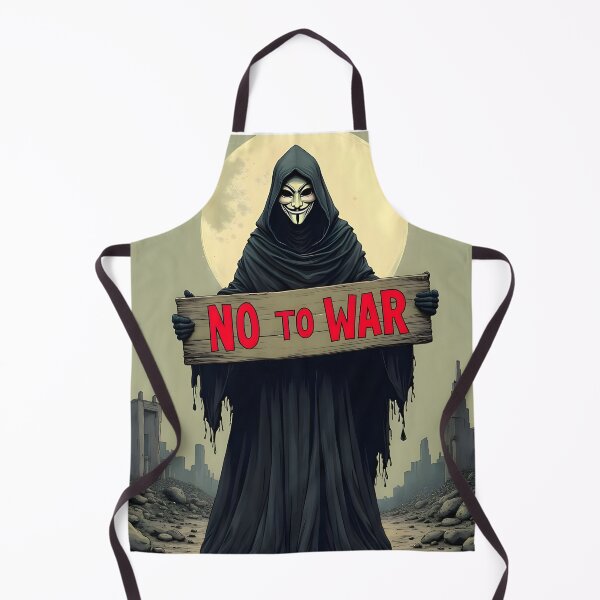 Item preview, Anonymous Grim Reaper 2 (no to war) designed and sold by TeezyDezignes.