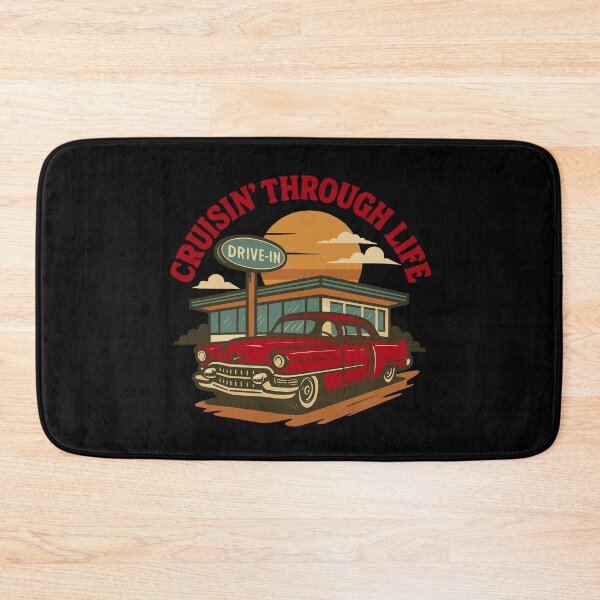 Item preview, Cruisin’ Through life Vintage Retro designed and sold by FarieArt.