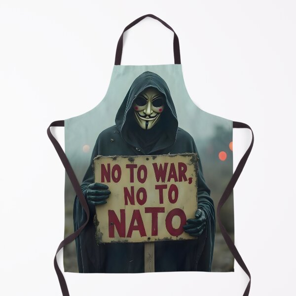Item preview, Anonymous Grim Reaper (No To War No To Nato) designed and sold by TeezyDezignes.
