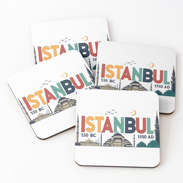 Item preview, Istanbul Through Time: A Historical Typography Masterpiece designed and sold by Melia-Store.