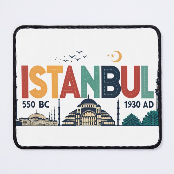 Item preview, Istanbul Through Time: A Historical Typography Masterpiece designed and sold by Melia-Store.
