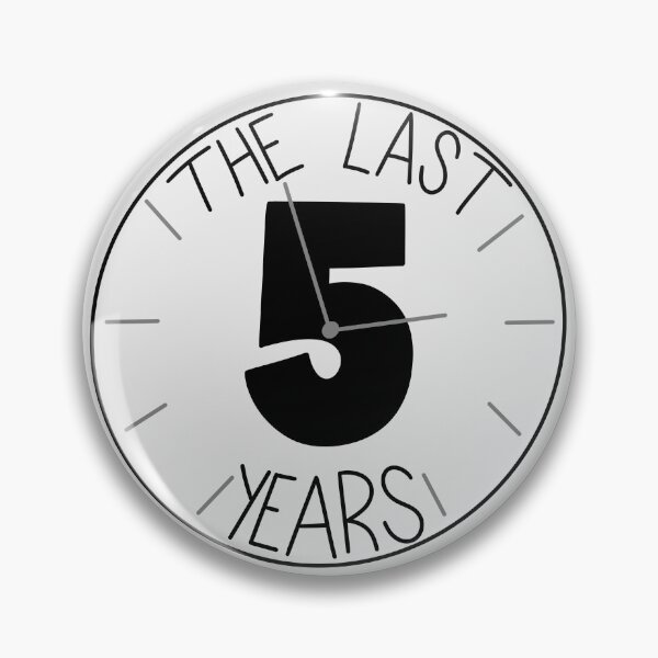 Item preview, The Last 5 Years Clock designed and sold by byebyesally.